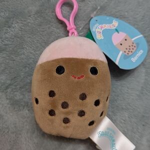 Bernice Squishmallow Bubble Tea Boba Clip